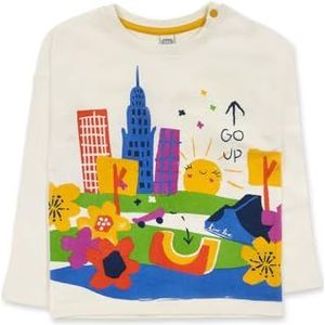 Tuc Tuc T-shirt voor meisjes, Grijs, 12 Maanden