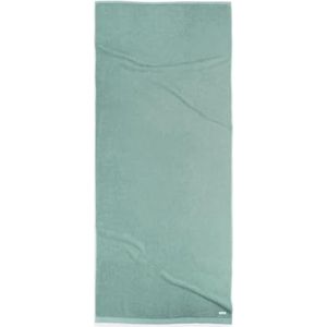 TOM TAILOR saunahanddoek, 80 x 200 cm, 100% katoen/badstof, met twee hangers en label met logo, Color Bath Towel turquoise (Fresh Sage)