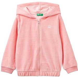 United Colors of Benetton Sweatshirt met capuchon voor meisjes en meisjes, Roze 03z, 3 jaar