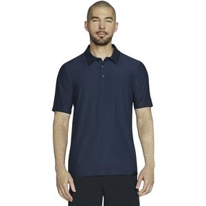 Skechers Men's Godri All Day Polo Shirt, Navy