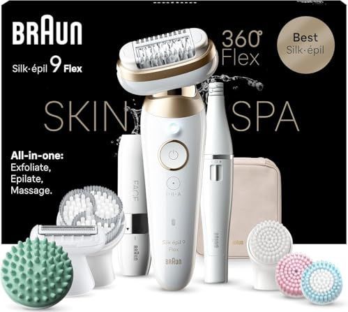 Braun - FaceSpa - Ontharingsapparaat - Wit - Inclusief Mini Rasoir en Exfoliatieborstel