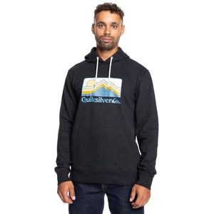 Quiksilver Gradient Mount Hoodie Zwart Man