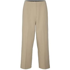 bestseller a/s Vmsandy Hr Straight Ankle Pant Noos Rechte broek voor dames, silver mink, (L) W x 32L