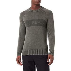 Replay Heren UK8502 Pullover 212 MUD, 3XL
