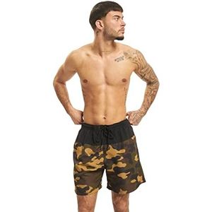 Urban Classics zwembroek heren block zwemshorts zwemshorts, mannen zwembroek in vele kleuren, maten XS - 5XL