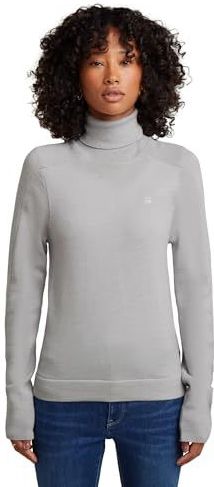 Core - Turtle Slim Knit - Lichtblauw - Coltrui - Dames