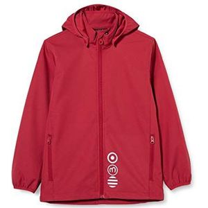 MINYMO Unisex Softshell Shell Jacket voor kinderen, Deep Claret, 116 cm