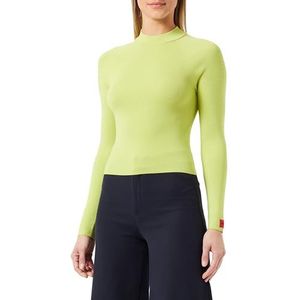 HUGO Sanduz Gebreide sweater voor dames, Bright Green326, L