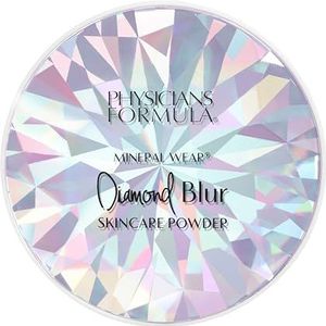 Physicians Formula Mineral Wear Diamond Blur Skincare Poeder, Doorschijnend GezichtsPoeder met Vervagend en Poriën Verspreidend Effect, Langdurig Gematteerd FixatiePoeder, Transparant