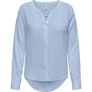 ONLY Dames Onlgusta Life L/S Shirt Noos Ptm blouse met lange mouwen, Cashmere Blue, L