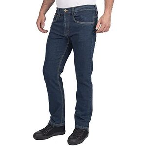 Lee Cooper LCPNT219 Workwear 5 Pocket Wash Stretch Denim Jeans voor heren, marineblauw, 34W/S