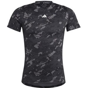 adidas Techfit Allover Print Trainingsshirt voor heren