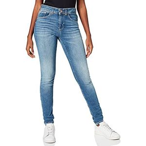 Vero Moda VMLUX Mid Rise Slim Fit Jeans voor dames, blauw (medium blue denim), XS
