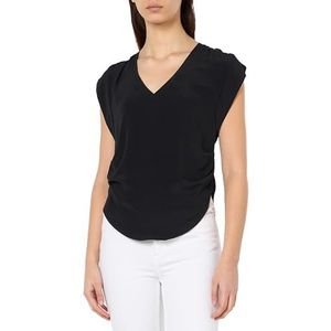 Pinko Melpomene Crepe DE Chine Shirt, Z99_Zwart Sedan, 46 NL