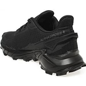 Salomon Alphacross 4 Trail hardloopschoenen voor dames, sterke grip, duurzaam comfort, veelzijdige prestaties, zwart, 37.50 EU