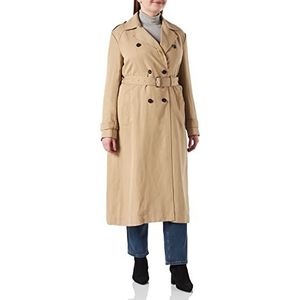 HUGO Trenchcoat voor dames, Helder Blauw439, 68