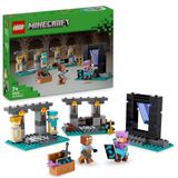 LEGO Minecraft De wapensmederij Set met Helden Personages en Wapens, inclusief een Figuur van Alex, Actie Speelgoed voor Kinderen, Cadeau voor Jongens en Meisjes vanaf 7 Jaar 21252