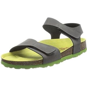 Superfit Slippers met voetbed voor jongens, Grijs groen 2010, 24 EU