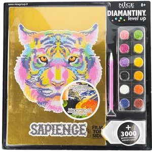 DIAMANTINY Level Up - Pop - Mooie Group Creative Art Diamond Painting Kit - Tiger Mozaïek