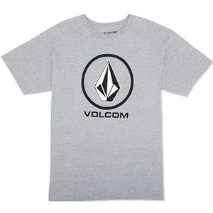Volcom Men's Crisp Stone Short Sleeve Tee, Heather Grey-New, X-Large