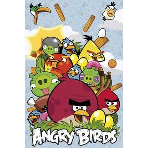 Empire 524256 Angry Birds - collage - game videospel poster - druk vogels groene varken - maxi-poster - grootte 61 x 91,5 cm