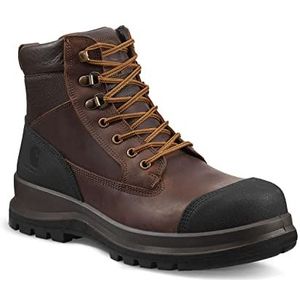 Carhartt Detroit 6 Inch Rugged Flex S3 veiligheidsschoen unisex werkschoen voor heren, donkerbruin, 42 EU