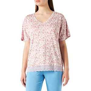 CCDK Copenhagen Dames Roze T-Shirt Night Shirt, Violet Ice AOP, XS