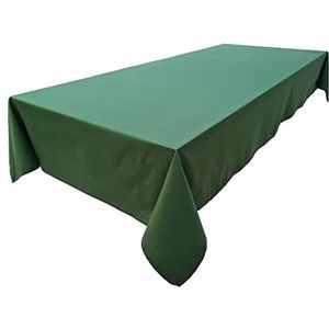 Hoogwaardig tafelkleed tafellinnen uit 100% katoen collectie concept, kleur en grootte naar keuze (tafelkleed - rond Ø 150cm, olijfgroen)