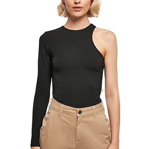 Urban Classics Asymmetric Body voor dames, organisch stretch, zwart, XL