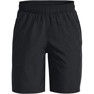 Under Armour Woven Graphic Shorts – lichte, comfortabele en losse shorts voor jongeren, sportieve shorts om op te warmen – shorts – jongens