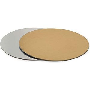 Decora Gekoppelde placemats, goud/zilver, karton, goud/zilver, 34 cm