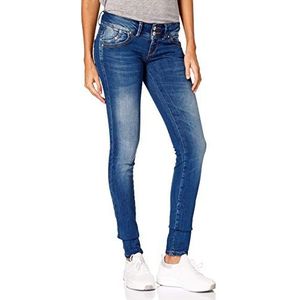 LTB Jeans - Molly damesbroek, lage taille, slim fit jeans, middenblauw (Heal Wash 50356), 34W x 34L