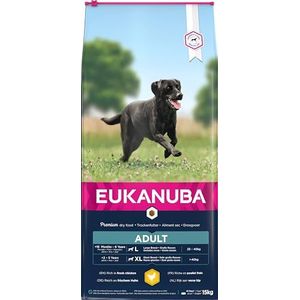 Eukanuba Droge Voeding Voor Volwassenen Voor Grote Honden Met Vers Kip, 15 Kg