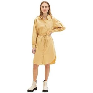 TOM TAILOR Denim Dames Jurk 1035446, 31041 - Brown Rice, L