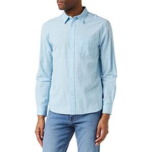 Wrangler Vrijetijdsoverhemd, blauw (Cerulean Blue XVt), XXL