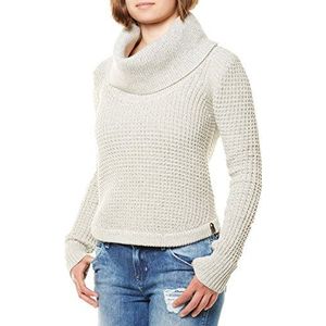 Calvin Klein Jeans Dames Shar Turtle Neck Sweater Ls Pullover, Beige (Wind Chime 492), M