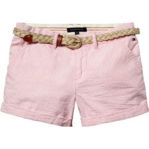 Tommy Hilfiger - Shorts voor meisjes, rood (402 Azalea Pink), 12 Jaren