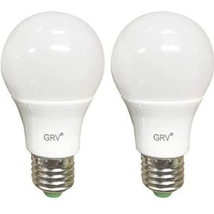GRV - E27 LED-fitting - Warm Wit - 5 Watt - 2-pack - Niet Dimbaar