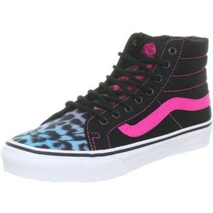Vans Sk8-Hi Slim VQG369O Klassieke sneakers voor volwassenen, uniseks, Pink Leopard Magenta Blue Radiance, 40 EU