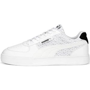 PUMA Caven Logo Power Voetbalschoenen, uniseks, volwassenen, wit, maat 42, Wit