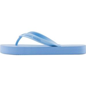 Armani Exchange Cooper, Essential, Printed Logo Flip-Flop, Blue+ Black, 35 EU, zwart, blauw, 35 EU