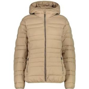 CMP - Dames nylon jas met vaste capuchon, Sesamo, 42