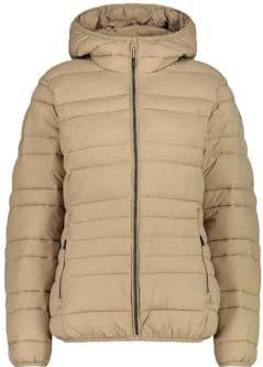 CMP - Dames nylon jas met vaste capuchon, Sesamo, 42