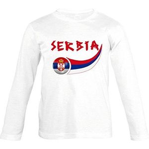 Supportershop Jongens T-shirt Serbie L/S T-shirt