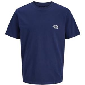 JACK & JONES Jorgreene Branding Tee Ss Cn Ch, Ocean Cavern, XL