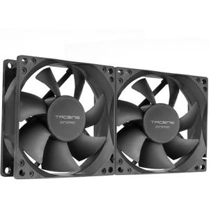 Tacens - Anima AF8X2 - Ventilatorkit - Zwart - 2x 80mm Ventilatoren