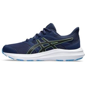 ASICS Jolt 4 GS Sneakers voor kinderen en jongeren, Blue Expanse Black, 35.5 EU