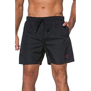 JP 1880 Heren grote maten grote maten Menswear L-8XL zwemshorts, beachwear, elastische band, tot 8 XL 702532, zwart, 3XL