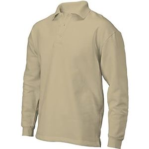 Tricorp 301004 casual polokraag sweatshirt, 60% gekamd katoen/40% polyester, 280 g/m², kaki, maat L