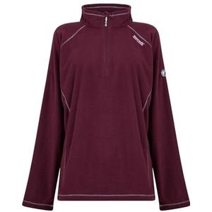 Regatta Dames Montes lichtgewicht halve rits mini streep micro fleece, snoeien, 20